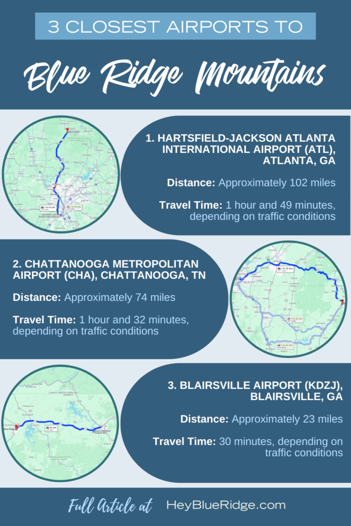 3 Closest Airports to Blue Ridge, GA Hey Blue Ridge