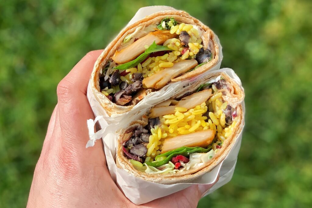 25 Best Day Hike Lunch Ideas: Easy Snacks for Hiking 3 veggie wrap